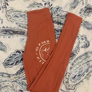 Orange/Pink Gymshark leggings
